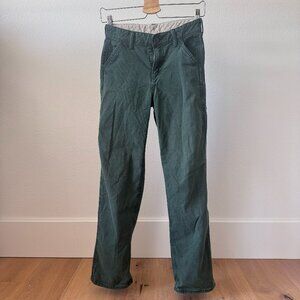 Gap Kids Original Slim Fit Utility Forest Green Uniform Preppy Pants Size 14